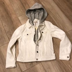 Blank NYC Jean/Hoodie (Removeable) Jacket XS